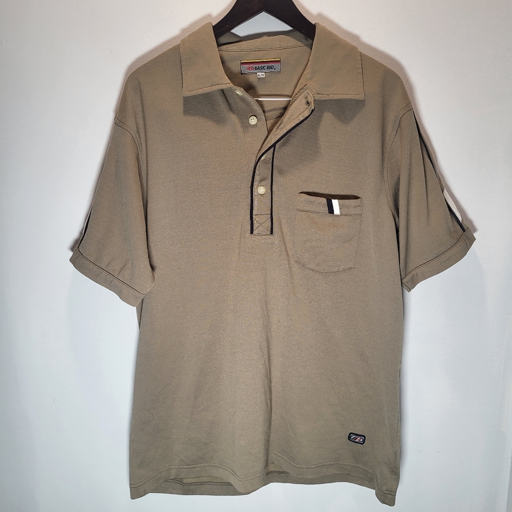 👕🌶 Vintage Basic Red Polo Shirt